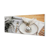 Tablice i flipcharty - Szklany lacobel + klej Talerz kwiaty jajko 125x50 cm - miniaturka - grafika 1