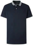 Koszulki męskie - Pepe Jeans Męska koszulka polo Larry, Niebieski (Dulwich), L - miniaturka - grafika 1