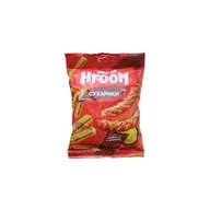 Krakersy - Sucharki żytnie o smaku Kiełbaski z musztardą "TM Hroom" 60g - miniaturka - grafika 1