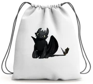 Torby szkolne - PLECAK WOREK JAK WYTRESOWAĆ SMOKA SZKOLNY - miniaturka - grafika 1