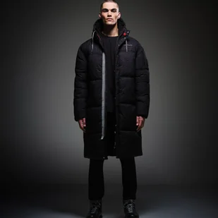 Regatta x  Christian Lacroix - Męska Kurtka Pikowana Długa Gordes Black Garconne Print, Rozmiar: L - Kurtki męskie - miniaturka - grafika 1