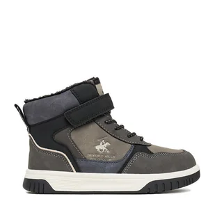 Sneakersy Beverly Hills Polo Club EO-BHPC-333-100 Szary - Buty dla chłopców - miniaturka - grafika 1
