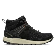Trampki męskie - Merrell Wildwood MID LTR WP męskie trampki, czarne, 45 EU, Czarny, 45 EU - miniaturka - grafika 1