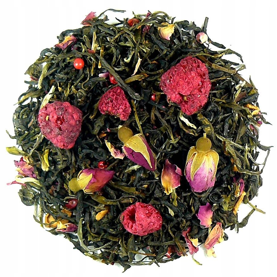 Herbata premium Biała Fujian White Róża Malina 500