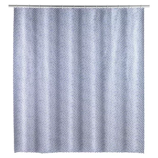 Jasnoniebieska zasłonka prysznicowa Wenko Sevilla - Zasłony prysznicowe - miniaturka - grafika 1