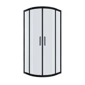 Kabiny prysznicowe - Bravat Kabina prysznicowa Regnum Black 80 x 80 5902701442613 - miniaturka - grafika 1