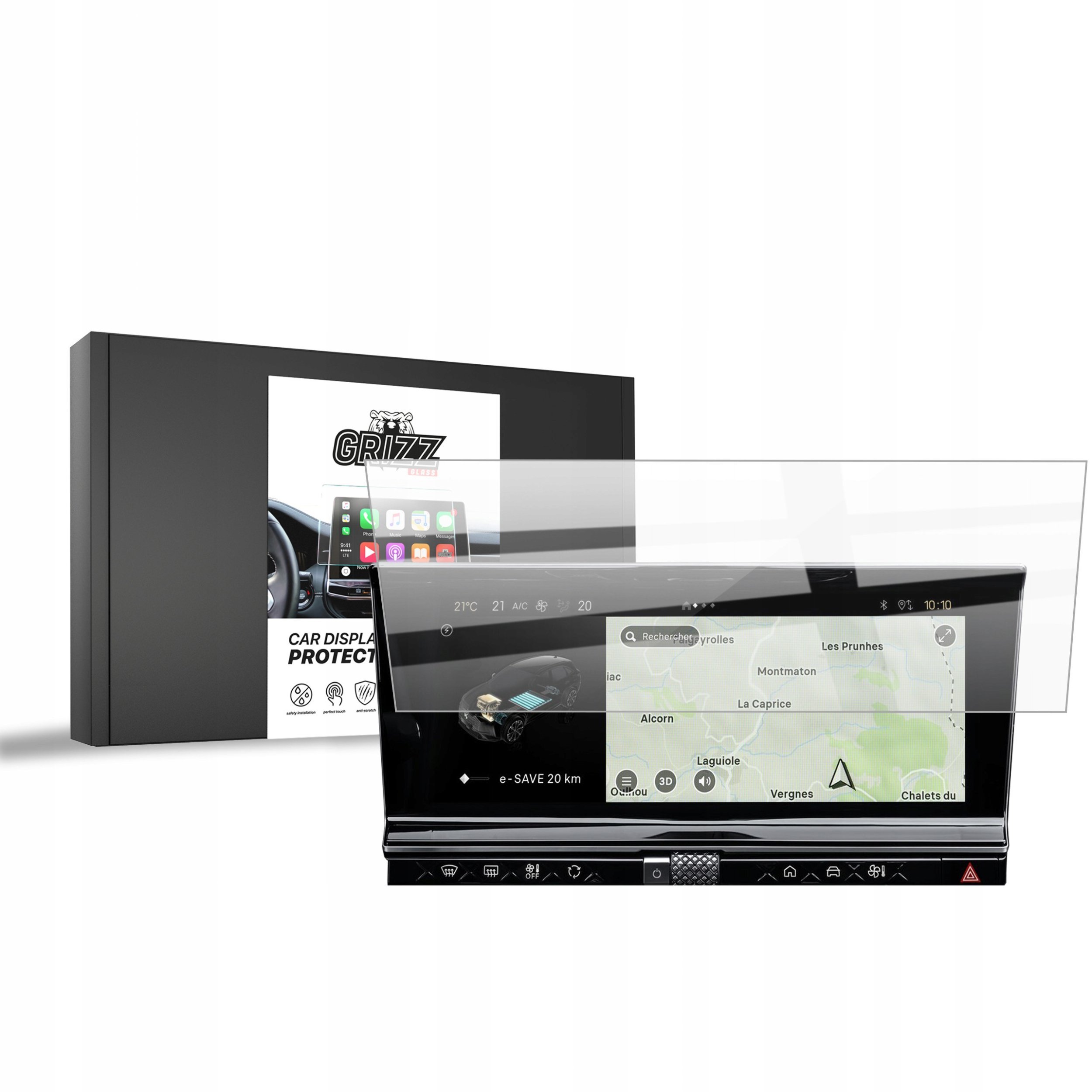 GrizzGlass Folia ceramiczna CarDisplay Protection do DS7 2017-2022