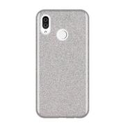 Etui i futerały do telefonów - Wozinsky Glitter Case błyszczące etui pokrowiec z brokatem Huawei P20 Lite srebrny - miniaturka - grafika 1