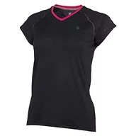 Koszulki i topy damskie - K-Swiss Damska koszulka tenisowa Ks Tac Hypercourt Express, Black Beauty, M - miniaturka - grafika 1