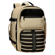 Plecaki - Reebok Cross One Plecak z adaptacyjnym uchwytem na tablet Beżowy 30 x 44 x 20 cm Poliester 26,4 L by Joumma Bags - miniaturka - grafika 1