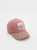 Czapki dla dzieci - Reserved - Czapka z daszkiem - różowy - miniaturka - grafika 1