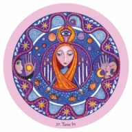 Ezoteryka - Mandala Healing Oracle Cards, karty do wróżenia - miniaturka - grafika 1