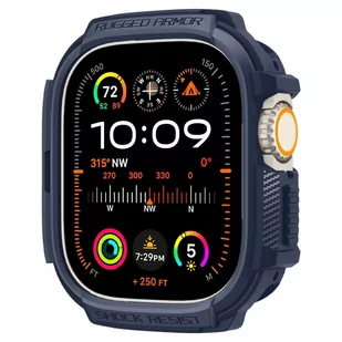 Etui Spigen Rugged Armor Apple Watch Ultra 1/2 49mm Navy Blue - Etui i futerały do telefonów - miniaturka - grafika 3