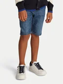 Spodenki damskie - Tommy Hilfiger Szorty jeansowe Scanton KB0KB08133 Niebieski Regular Fit - miniaturka - grafika 1