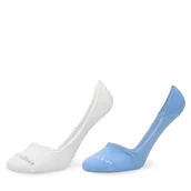 Skarpetki damskie - Stopki Calvin Klein 701239295 Niebieski jasny - miniaturka - grafika 1