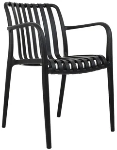 Czarne ażurowe krzesło nowoczesne H4-W23 - Krzesła Czarne ażurowe krzesło nowoczesne H4-W23 - Krzesła - miniaturka - grafika 1