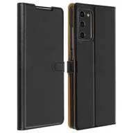 Etui i futerały do telefonów - Etui Do Uchwytu Na Kartę Galaxy Note 20 Soft Touch Bigben - Czarne - miniaturka - grafika 1