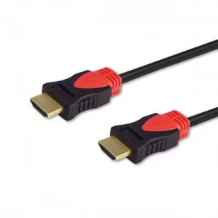 ELMAK SAVIO CL-113 Kabel HDMI 2.0 złoty 3D 4Kx2K miedź 5m - Kable - miniaturka - grafika 1