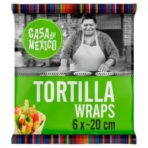 CASA DE MEXICO Wrap pszenny 20cm - 6szt - Szybkie dania obiadowe - miniaturka - grafika 1