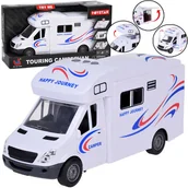 Samochody i pojazdy dla dzieci - ZABAWKOWE AUTO KAMPER ŚWIATŁO OTWIERANE DRZWI - miniaturka - grafika 1