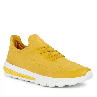 Półbuty męskie - Sneakersy Geox U Spherica Actif U35BAA 0006K C2000 Yellow - grafika 1