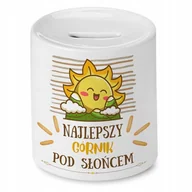 Skarbonki - Dla Górnika Skarbonka na Urodziny na Prezent` z Nadrukiem ze Zdjęciem + Opakowanie na prezent (wzór 02) - miniaturka - grafika 1