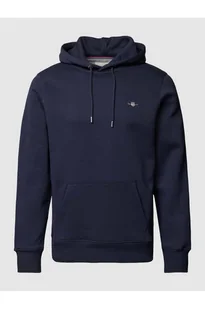 Bluza z kapturem i wyhaftowanym logo model SHIELD - Gant - Bluzy męskie - miniaturka - grafika 1