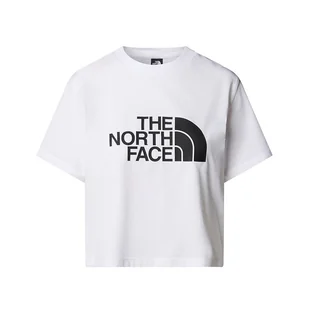 Koszulka damska The North Face Easy 0A8A6HFN41 - biała - Koszulki sportowe damskie - miniaturka - grafika 1