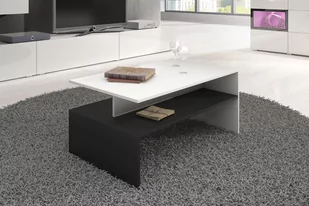 Stolik kawowy Baros 99 - biały / czarny - Ławy i stoliki kawowe - miniaturka - grafika 3