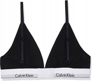 CALVIN KLEIN BIUSTONOSZ CZARNY MIĘKKI DAMSKI Z LOGO XS 1JSD - Biustonosze - miniaturka - grafika 1