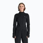 Kurtki i kamizelki sportowe damskie - Bluza do biegania damska Nike Swift Dri-Fit Full Zip Mid-Layer black - miniaturka - grafika 1