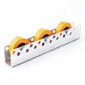 Pozostałe wyposażenie warsztatu - Rolka uniwersalna, nośność 40 kg, rozstaw 50 mm - miniaturka - grafika 1