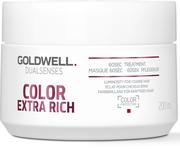 Odżywki do włosów - Goldwell Dualsenses Color Extra Rich, 60-sekundowa kuracja nabłyszczająca do włosów grubych i opornych, 200 ml - miniaturka - grafika 1