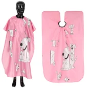 Peleryny fryzjerskie - Peleryna dziecięca dzieci fryzjerska do strzyżenia fartuch 120 cm - miniaturka - grafika 1