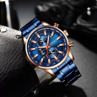 Zegarek Curren ZEGAREK MĘSKI CURREN 8351 (zc022e) - CHRONOGRAF 8351 - Zegarki męskie - miniaturka - grafika 3