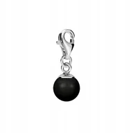 Bransoletki - Charms Srebrny z Perłą 8mm Różne Kolory 925 DEDYKACJA GRATIS - miniaturka - grafika 1