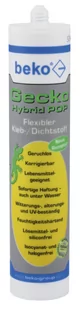 Beko Klej Uszczelniacz Gekon 310ml Szary 20601 - Kleje i inne preparaty budowlane - miniaturka - grafika 1