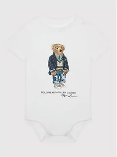 Body dla niemowląt - Polo Ralph Lauren Body dziecięce 320865748001 Biały Regular Fit - grafika 1