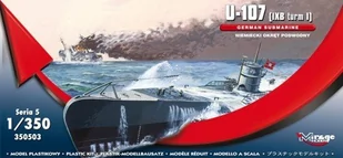 Mirage Hobby Okręt Podwodny U-107 - Modele do sklejania - miniaturka - grafika 1