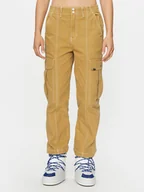 Spodnie damskie - Vans Spodnie materiałowe Sidewalk Pant VN000GWNBYA1 Beżowy Loose Fit - miniaturka - grafika 1