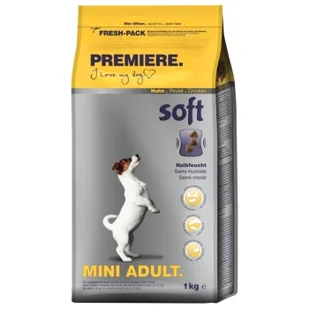 PREMIERE Soft Mini Adult Drób 1 kg - Sucha karma dla psów - miniaturka - grafika 1