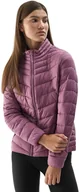 Kurtki i kamizelki sportowe damskie - KURTKA PUCHOWA DAMSKA BEZ KAPTURA 4F F224 4FAW23TDJAF224-53S - miniaturka - grafika 1