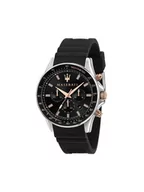 Zegarki męskie - Maserati Zegarek Sfida R8871640002 Czarny - miniaturka - grafika 1