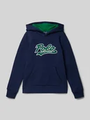 Swetry dla chłopców - Bluza z kapturem z wyhaftowanym logo - miniaturka - grafika 1