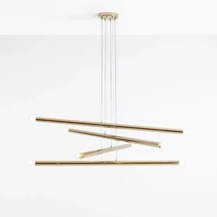 Aldex Tubo lampa wisząca 8-punktowa złota 1072P30 1072P30 - Lampy sufitowe - miniaturka - grafika 1