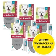 Artykuły przeciw pasożytom - Krople na pchły i kleszcze BAYER Advantix Spot-on Małe psy (4-10 kg) 20 x 1 ml - miniaturka - grafika 1