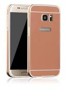 Etui i futerały do telefonów - Bumper Mirror Samsung Galaxy S7 Różowy - miniaturka - grafika 1