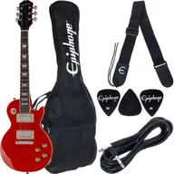 Gitary elektryczne - Epiphone Power Players LP Lava Red zestaw - miniaturka - grafika 1