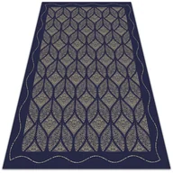 Dywany - Modny winylowy dywan Geometryczny splot 60x90 cm - miniaturka - grafika 1