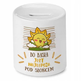 Skarbonka Dla Basi Idealny Imieniny Prezent z Nadrukiem ze Zdjęciem - Skarbonki Skarbonka Dla Basi Idealny Imieniny Prezent z Nadrukiem ze Zdjęciem - Skarbonki - miniaturka - grafika 1